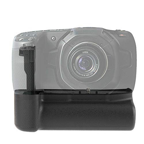 Fotga Vertikaler Batteriegriff Multifunktions Akkugriff Battery Grip für Blackmagic Pocket Cinema Camera BMPCC 4K 6K Kamera, Funktioniert mit 3X LP-E6 Batterie