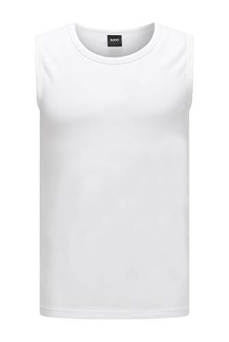 BOSS Herren SL RN 2P CO/EL T-Shirt, Weiß (White 100), XX-Large (2erPack)
