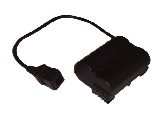 vhbw DC Kuppler Netzadapter kompatibel mit Nikon D780, D800, D800E, D810a, D850, Z5, Z6, Z7 Netzteil Kamera, Digitalkamera, DSLR, Spiegelreflex
