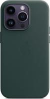 Apple Leder Case mit MagSafe für Apple iPhone 14 Pro, Waldgrün