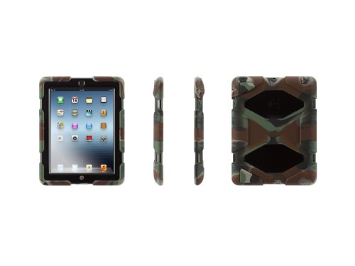 Griffin gb35786 Bezug Camouflage – Schutzhüllen für Tablet (Tasche, Apple, iPad 2 & iPad 3, 431 G, Camouflage)