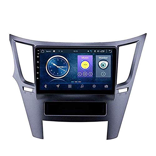 Android 8.1 GPS Navigation Radio TV, 9 Zoll Full Touch Screen Bildschirm Autoradio, für Subaru Legacy Outback 2009-2014, mit DAB CD DVD Lenkradkontrolle Bluetooth USB FM AM,4G+WiFi:1+16G