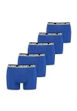 HEAD Herren Men's Basic Boxers Boxer Shorts 5 er Pack, Farbe:006 - Blue/Black, Bekleidungsgröße:XXL