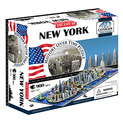 4D Cityscape 40010 - New York, USA Puzzle