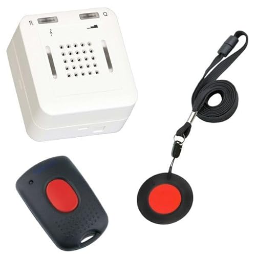 ELDAT Senioren Sicherheitspakete: Mobile Hausnotruf Systeme mit Funk Notruf Sender(n) für die häusliche Pflege; Pflegeruf Set mit SOS Notrufknopf