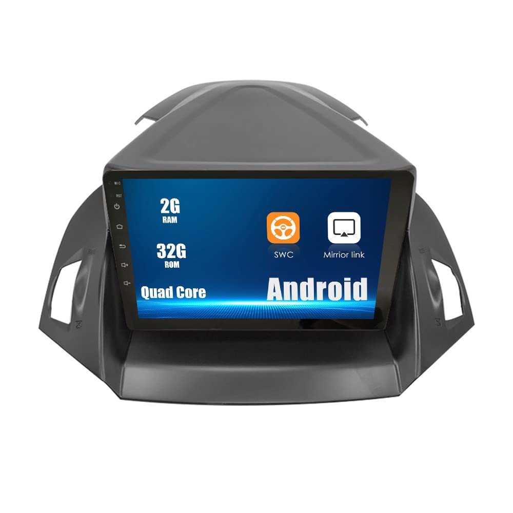 ZERTRAN Android 10 Autoradio Autonavigation Stereo Multimedia Player GPS Radio 2.5D Touchscreen fürFORD kuga Escape C-max 2013-2017