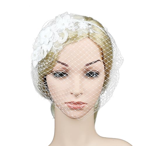 Kopfbedeckung für Frauen, Damen-Stirnband, Haarschmuck für Frauen, Hochzeit, Haarschmuck, Netz-Kopfschmuck, Netz-Haarband, Damen-Mesh-Kopfbedeckung, Netz-Kopfbedeckung für Damen
