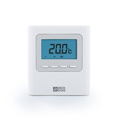 Delta Dore 6151058 Thermostat für Heizung Elektro, weiß