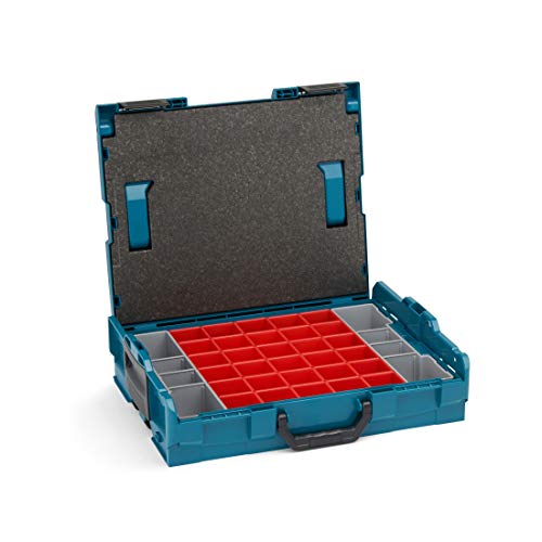 Bosch Sortimo Werkzeugkoffer-Set • L-Boxx 102 • bestückt mit Ordnungssystem Insetboxen-Set A3