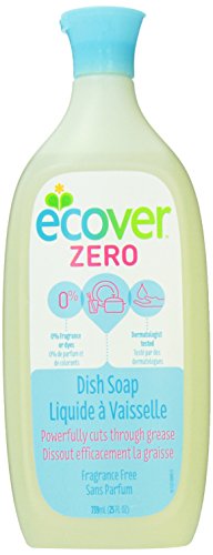 Flüssiggeschirrspülmittel, Zero, ohne Duft, 25 Flüssigunzen (739 ml) - Ecover