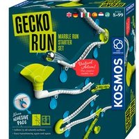 KOSMOS 617288 Gecko Run - Starter-Set, Starter Set, Erweiterbare Kugelbahn für Kinder, Vertikale Kugelbahn, Murmelbahn, Lernspielzeug und Konstruktionsspielzeug ab 8 Jahren, Mehrsprachig