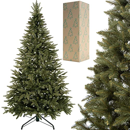 SPRINGOS Weihnachtsbaum Fichte 250 cm Premium Qualität Künstlicher Christbaum inkl Ständer