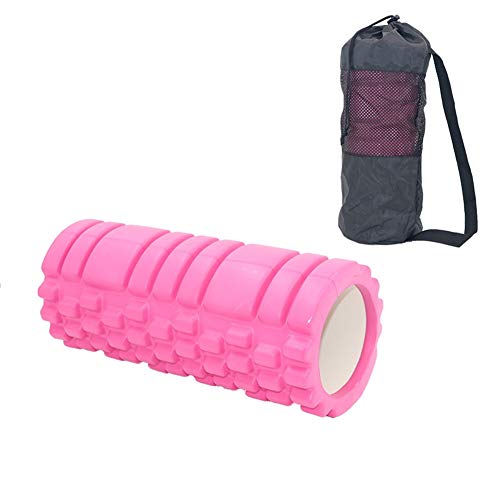 Faszienrolle Faszienroller Rückenmassagegerät Trigger Point Foam Roller Massage Roller Stick Schaummuskelrolle Schaumstoffrolle pink,set2
