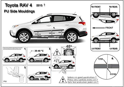 Seitenleisten für Toyota RAV4 IV SUV/5 2013-