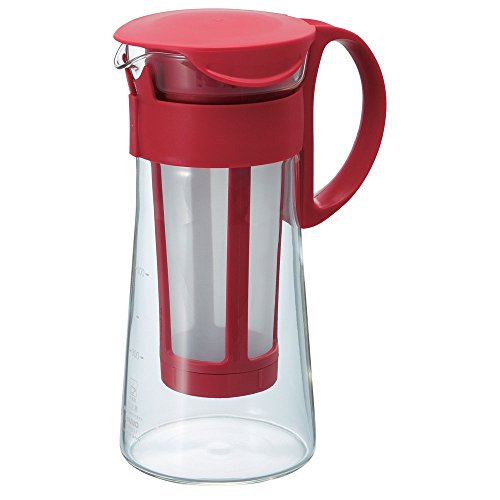Hario Water Brew Coffee Pot, 600ml, Red by Hario