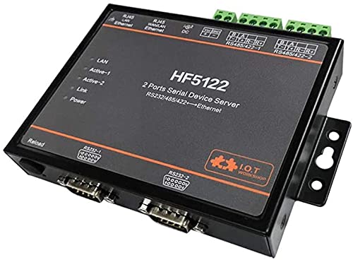 Q-BAIHE HF5122 Seriell zu Ethernet RTOS Seriell 2 Port Übertragungskonverter