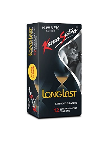 Pack of 10 KamaSutra Long Last Extended Pleasure Cilmax Delaying Dotted Condoms 12'S Pack by KamaSutra
