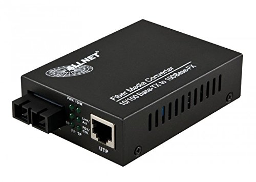 ALLNET all-mc106-sc-sm 100 Mbit/s 1310 nm Single-Mode Black Network Media Converter - Netzwerk Media Konverter (IEEE 802.3, IEEE 802.3u, IEEE 802.3 x, Fast Ethernet, 10Base-T, 100Base-TX, 100Base-FX, Full, Half, CAT3, CAT4, CAT5)