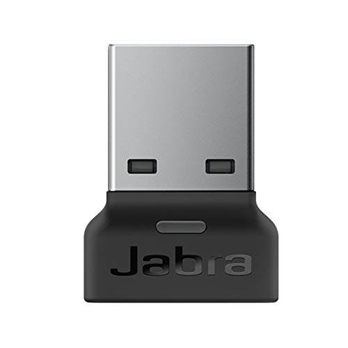 Jabra 14208-24 Link 380a MS USB-A Bluetooth Adapter - Wireless Dongle für Evolve2 85 und 65 Headsets, schwarz (erneuert)