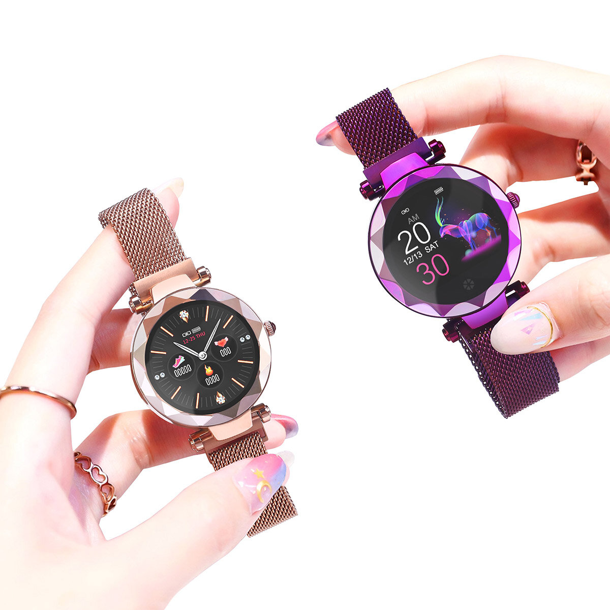 XANES HI18 1.04 Touchscreen Damen Smart Watch Medikamente Erinnerung Fitness Armband