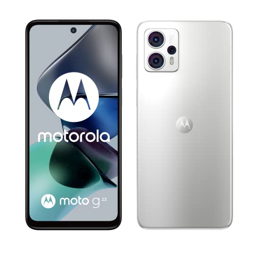 Motorola Smartphone G23, 8/128 GB, Kamera 50 MP, Akku 5000 mAh, Weiß