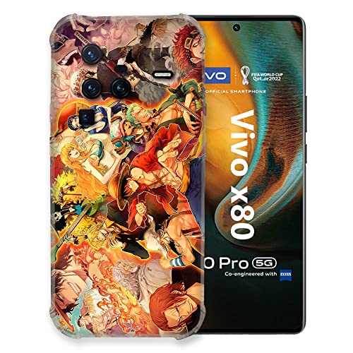 Schutzhülle für Vivo X80 Pro 5G Manga One Piece Ace Color