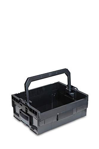 Bosch Sortimo Systemkoffer Werkzeugkoffer LT Boxx 170 schwarz/black, Innovatives Transportsystem, Kompatibel mit L-Boxx