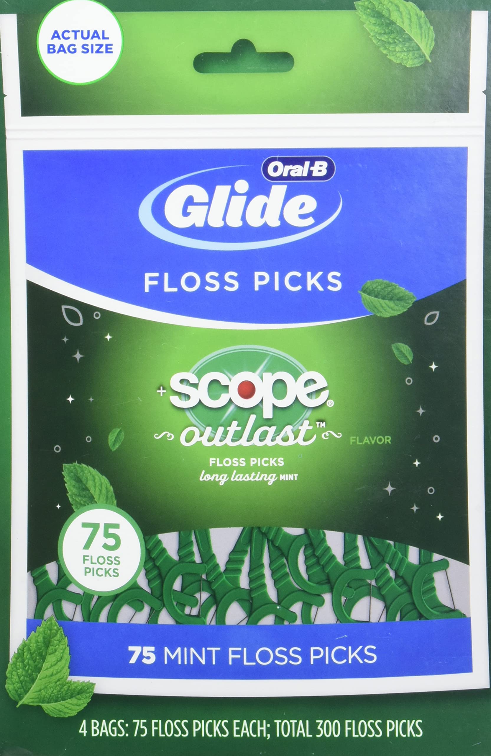 Oral B Complete Glide Floss Pick (300 Stück), 300 Stück