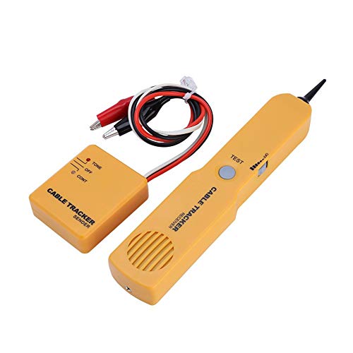 Tosuny Netzwerkkabel Tester Kabeltester tragbares Netzwerkkabelprüfgerät RJ11 Leitungstester Wire Tracker Detector Netzwerk Tool