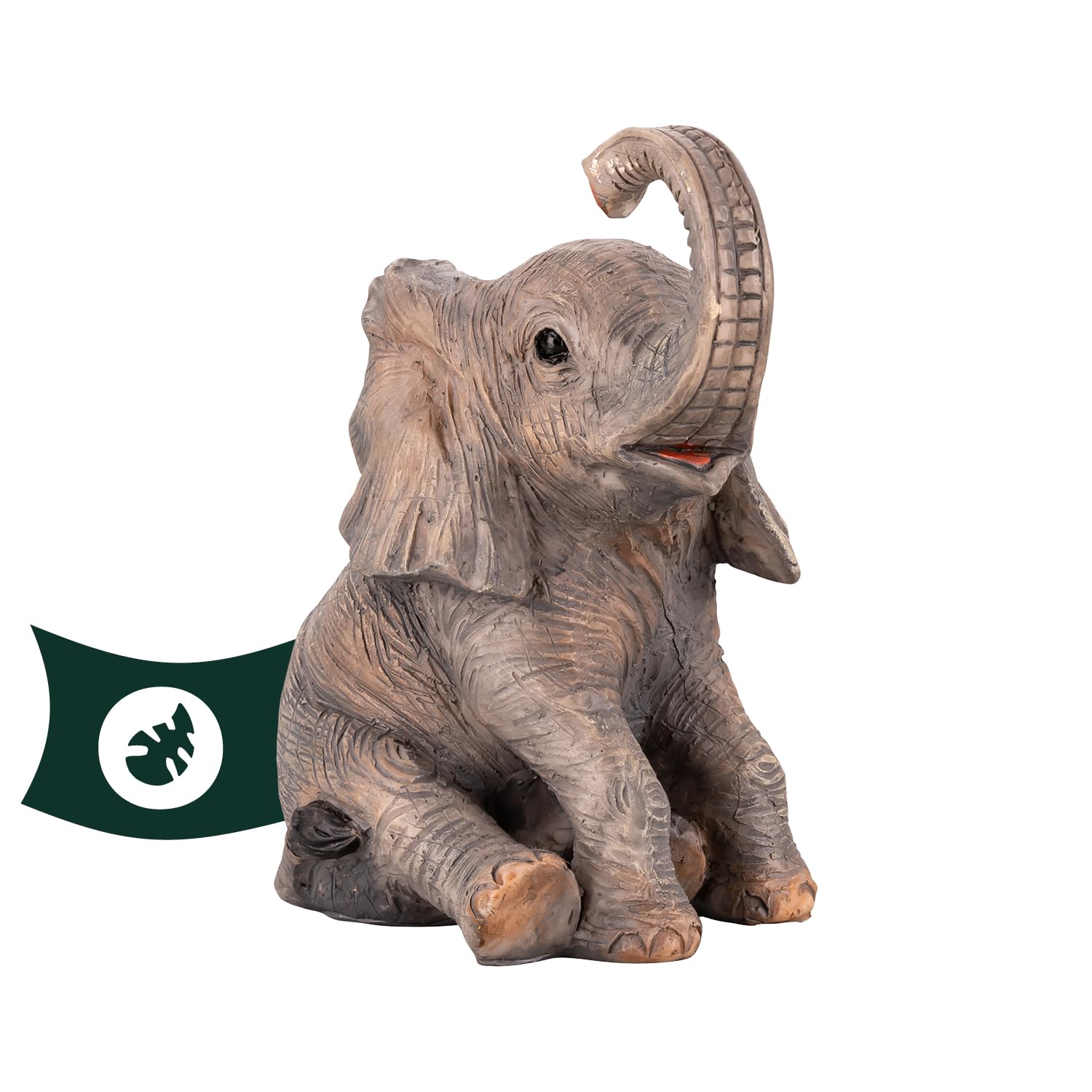 VERDOBA Deko Elefant für die Wohnung o. Garten - Deko Elefanten Figur - Tischdeko Wohnzimmer Dekoration Schlafzimmer - Deko Elefanten Figuren
