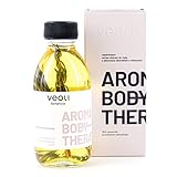 veoli, Aroma Body Therapy straffendes Körperölserum mit Rosmarinextrakt 8 hochkonzentrierte Ölen anti Cellulite Massage, Lavendel, 136 g