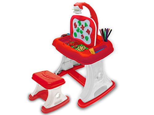 TEOREMA 63389 – Spielzeug-Schultisch mit Projektor