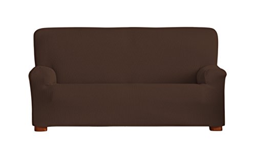 Eysa Ulises elastisch Sofa überwurf 3 sitzer, Polyester-Baumwolle, 07-braun, 37 x 9 x 29 cm