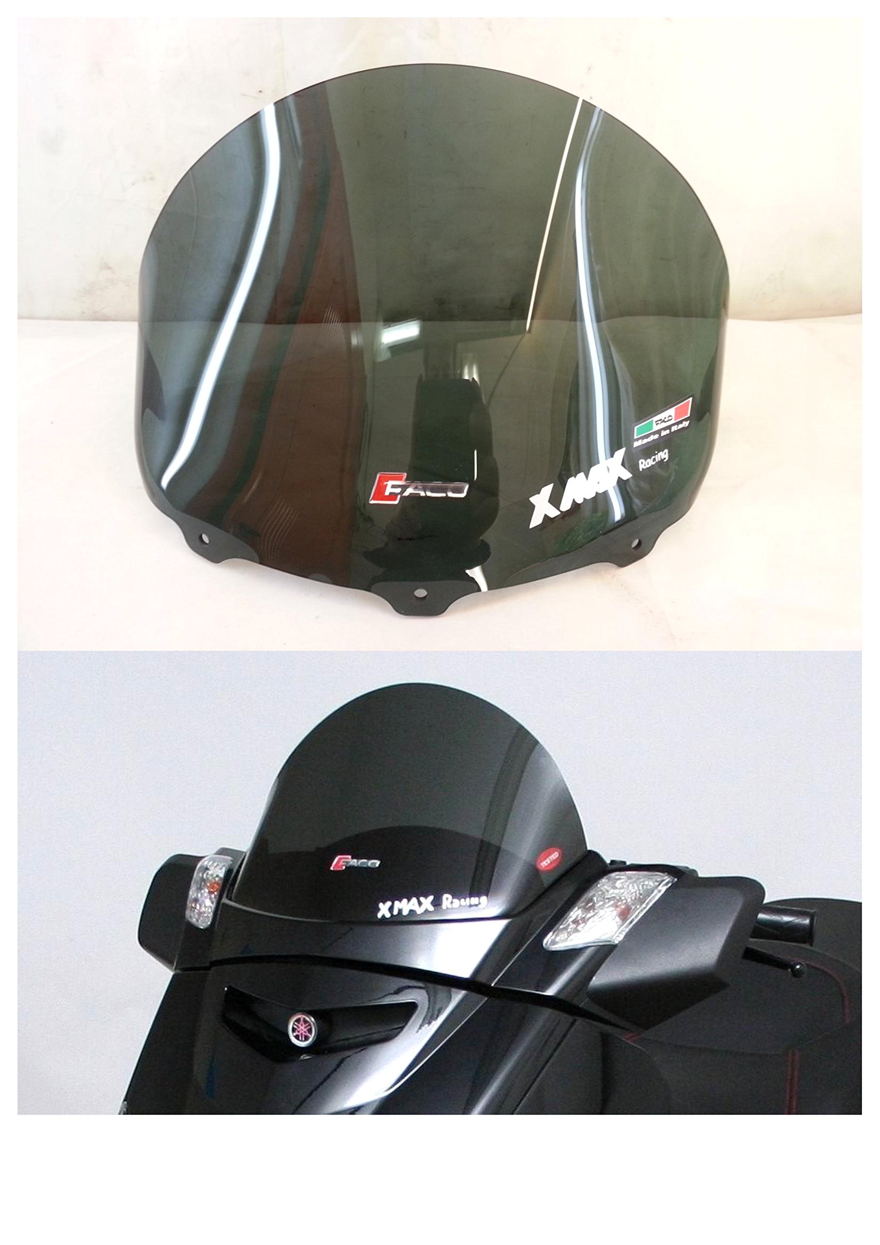 FACO Windschutzscheibe Smoke bis 2009, Yamaha X-Max 125 – 250 – 250 Euro 3 ()
