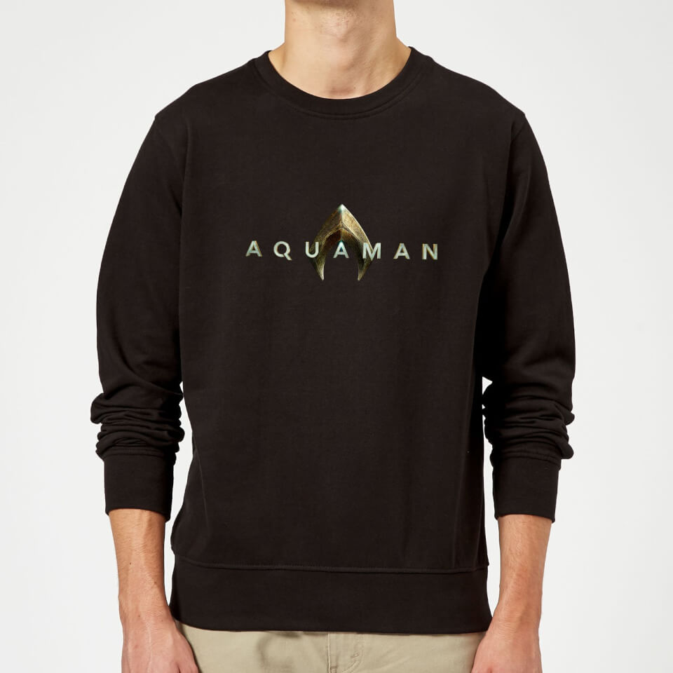 Aquaman Title Sweatshirt - Schwarz - S - Schwarz