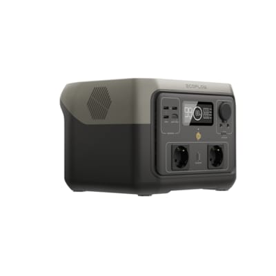 ECOFLOW River 2 Max Powerstation LiFePO 4 Schutzkontakt-Steckdose, Zigarettenanzünder-Buchse, USB-A
