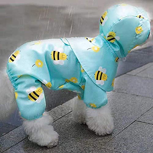 ZNZT Hundekleidung wasserdichte Kleine Hundebekleidung Hunderegenjacke Overall Hunderegenbekleidung Pommerschen Schnauzer Hund Halloween