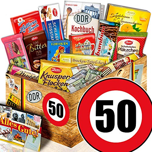 Geschenkidee zum 50. / Geburtstag 50 / DDR Schokobox