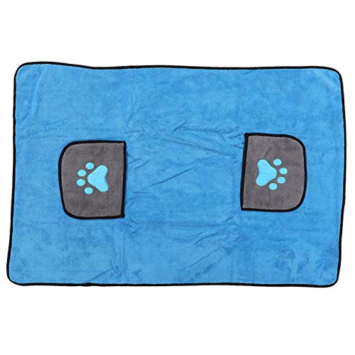 EVTSCAN Badetuch für Haustiere, superabsorbierendes Mikrofaser-Hundetuch, Ultra-absorbierend, doppelte Dichte, maschinenwaschbar für Hunde und Katzen & Welpenzubehör