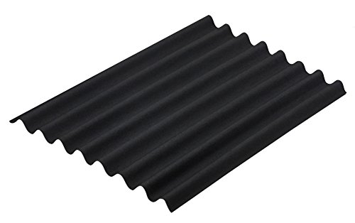 Onduline® Easyline® Platte intensiv schwarz- - Paket aus 6 Platten x 0,76m² (4,56m²)