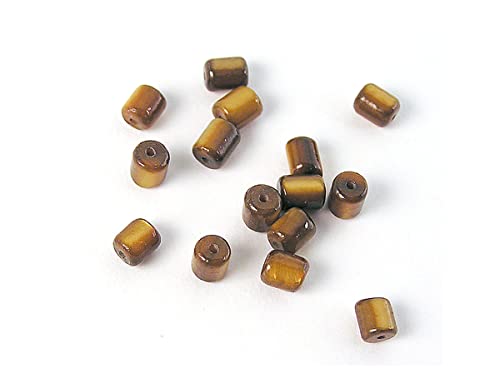 Perlmutt-Muschel-Zylinder, glänzend, gold, 2,8 x 4,4 mm, 250 g, 2526u, ca.