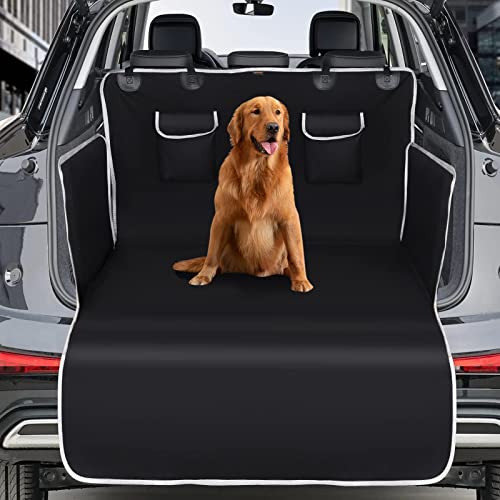 bytaoqipet SUV Cargo Liner für Hunde. Universal Auto Kofferraumschutz Hundekofferraumabdeckung. Waschbarer Kofferraumschutz mit Seitenschutz Geeignet für mittelgroße Kleinwagen105x185cm
