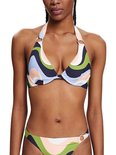 ESPRIT Neckholder-Bikinitop mit Print