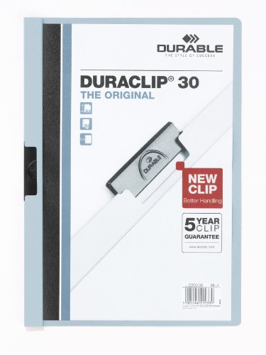 Durable 220006 Klemm-Mappe Duraclip Original 30, 25 Stück blau