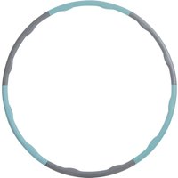 Schildkröt Unisex – Erwachsene Fitness, Hula-Hoop Ring, 100cm Durchmesser, 1,2kg, Anthrazit, 4-Farb Karton, 960236, Grau-SkyBlue, 100 cm