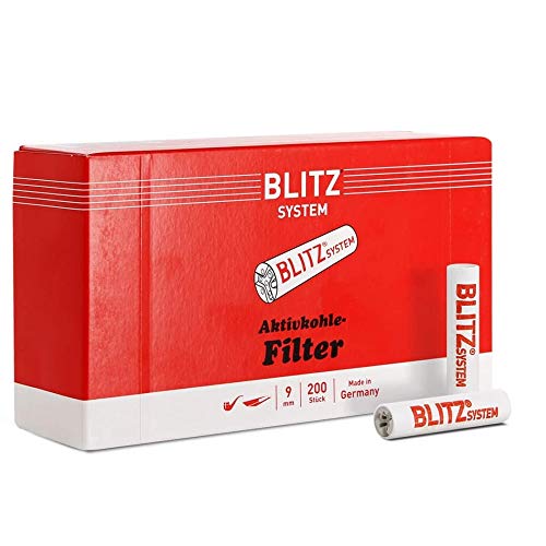 Aktivkohle-Filter für Pfeifen, 9 mm