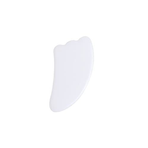 Natürliche Weiße Kristall-Jade-Rolle Gua Sha Massage-Gesichtsmassagegerät Gouache-Stein-Gesichtsbehandlung,typ 012