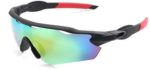 NIUASH Sonnenbrille polarisiert Sport Polarisierte Sonnenbrille Sonnenbrille Brille Uv400 Winddichte Sonnenbrille Für Männer Frauen Angeln Retro-3