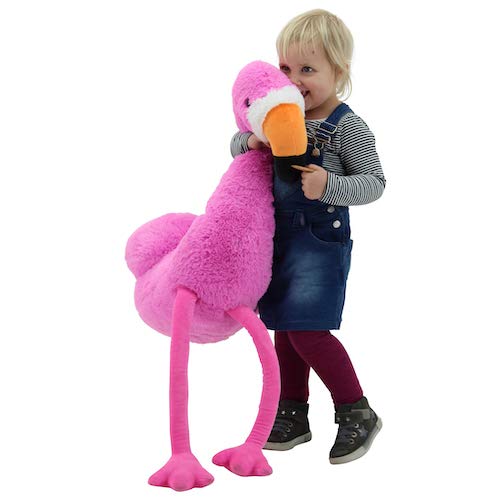 Sweety Toys 10974 Flamingo rosa Plüsch 100 cm, Pink
