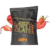 GN Laboratories 100% Dairy Whey Isolate 750g (Strawberry Crema) – Eiweißpulver zum Muskelaufbau – Proteinpulver für Protein Shake – Protein Pulver – Whey Protein Pulver – Whey Isolate
